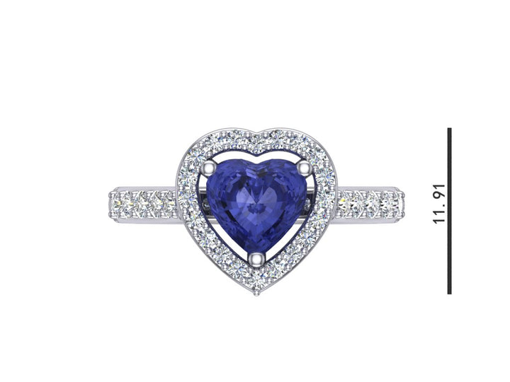 925 Sterling Silver Charming Heart Ring