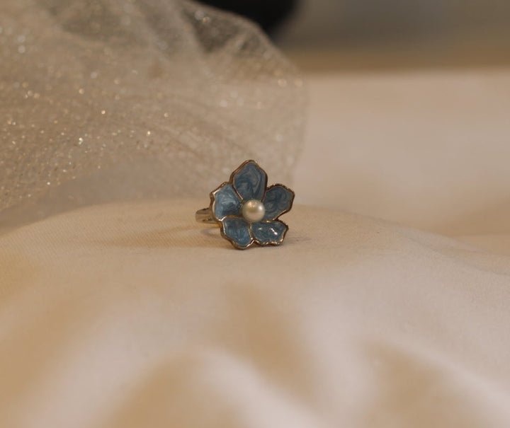 Floral Meena Ring
