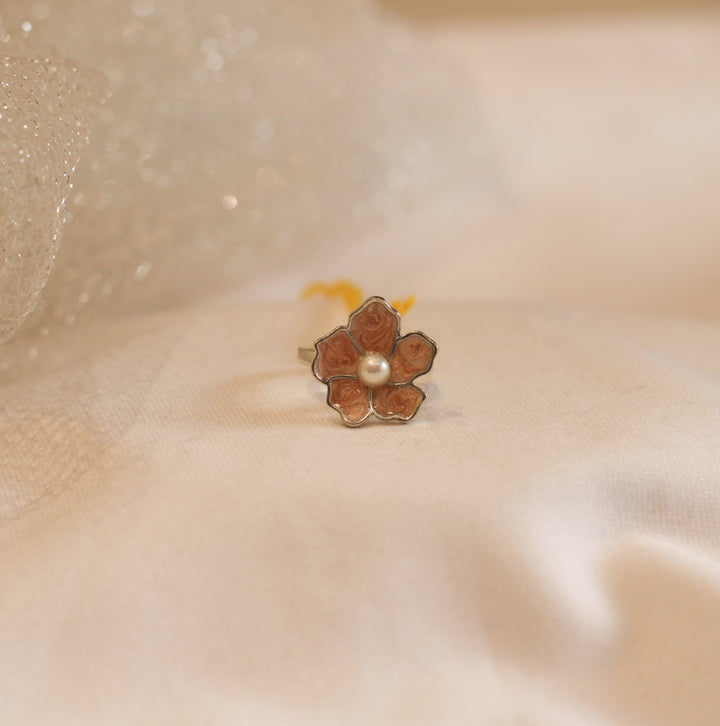 Floral Meena Ring