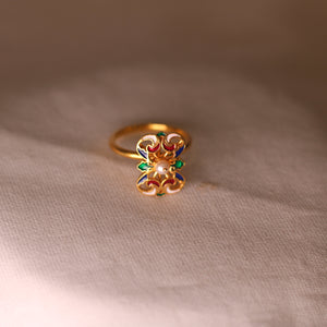 Meena Pearl Ring