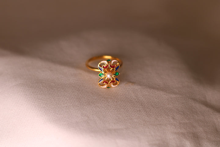 Meena Pearl Ring