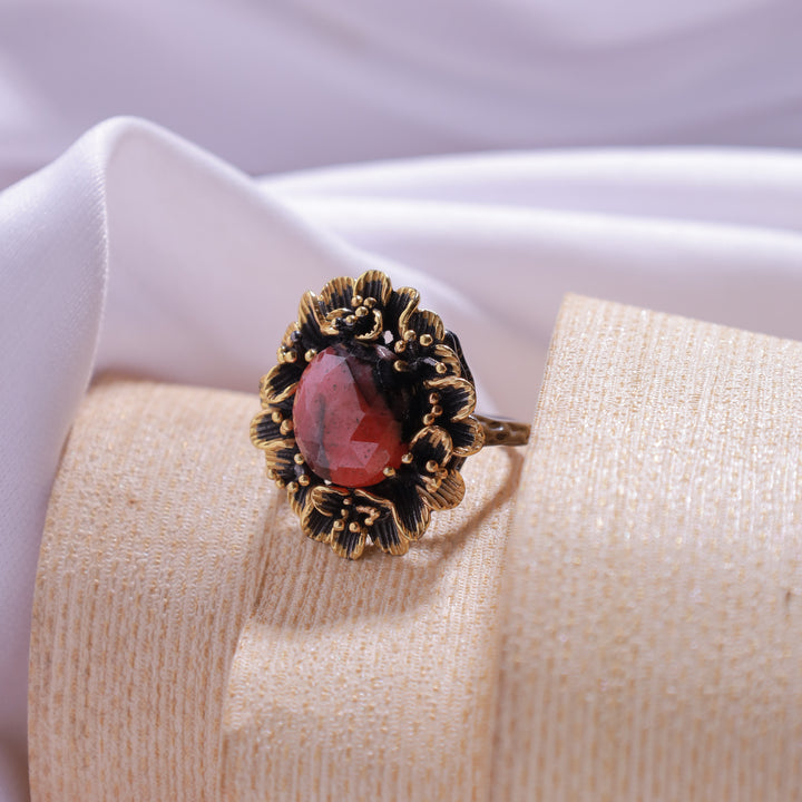 Rhodonite Kaizi Ring