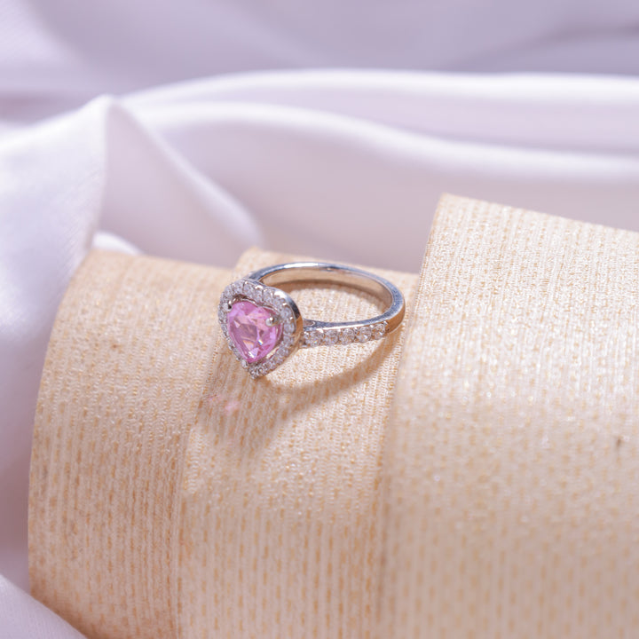 Pink Heart Ring