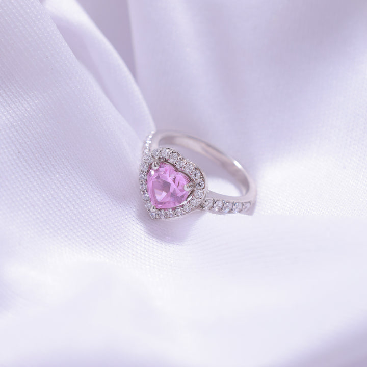 Pink Heart Ring