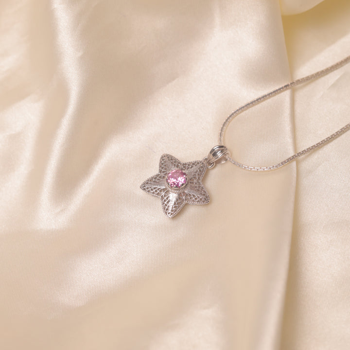 Star Shaped Pendants (Pink)