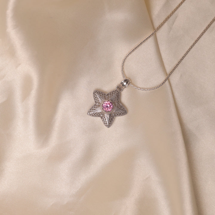 Star Shaped Pendants (Pink)