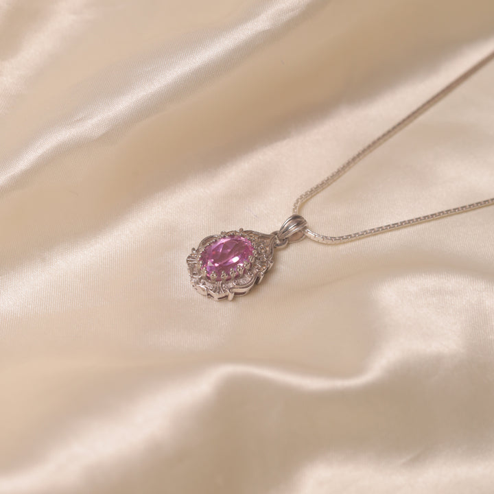 Teardrop Pendant (Pink)