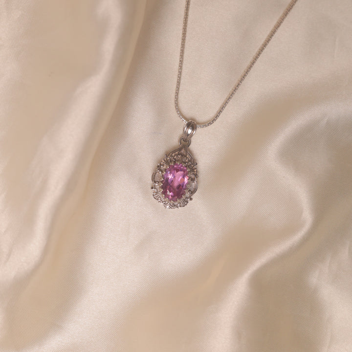 Teardrop Pendant (Pink)