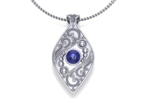 925 Sterling Silver Intricately Designed Pendant