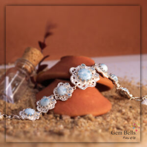 Natural Larimar Bracelet